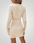 Robe Tricotée Élégante pour l'Automne 2 - Mode Lumière
