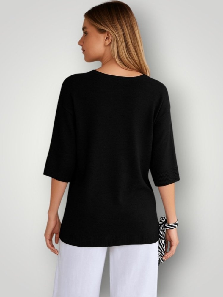 T-shirt Tricoté Confortable et Élégant 3