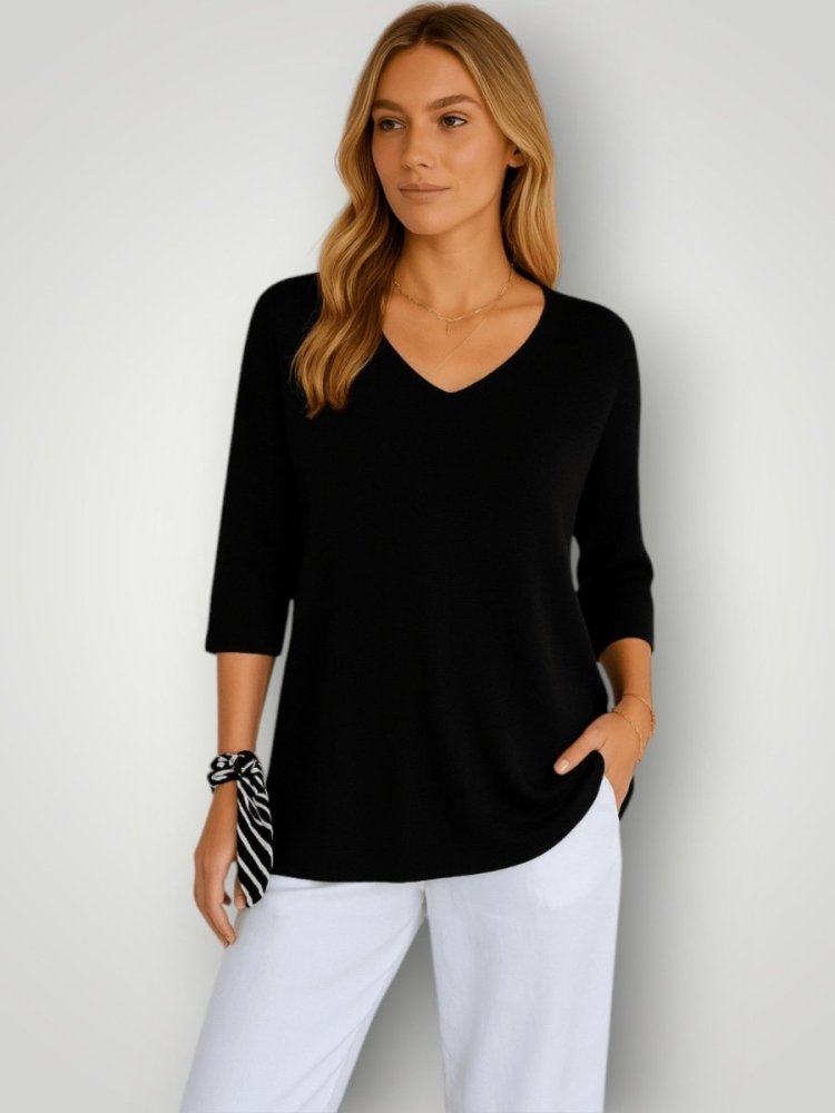 T-shirt Tricoté Confortable et Élégant 2
