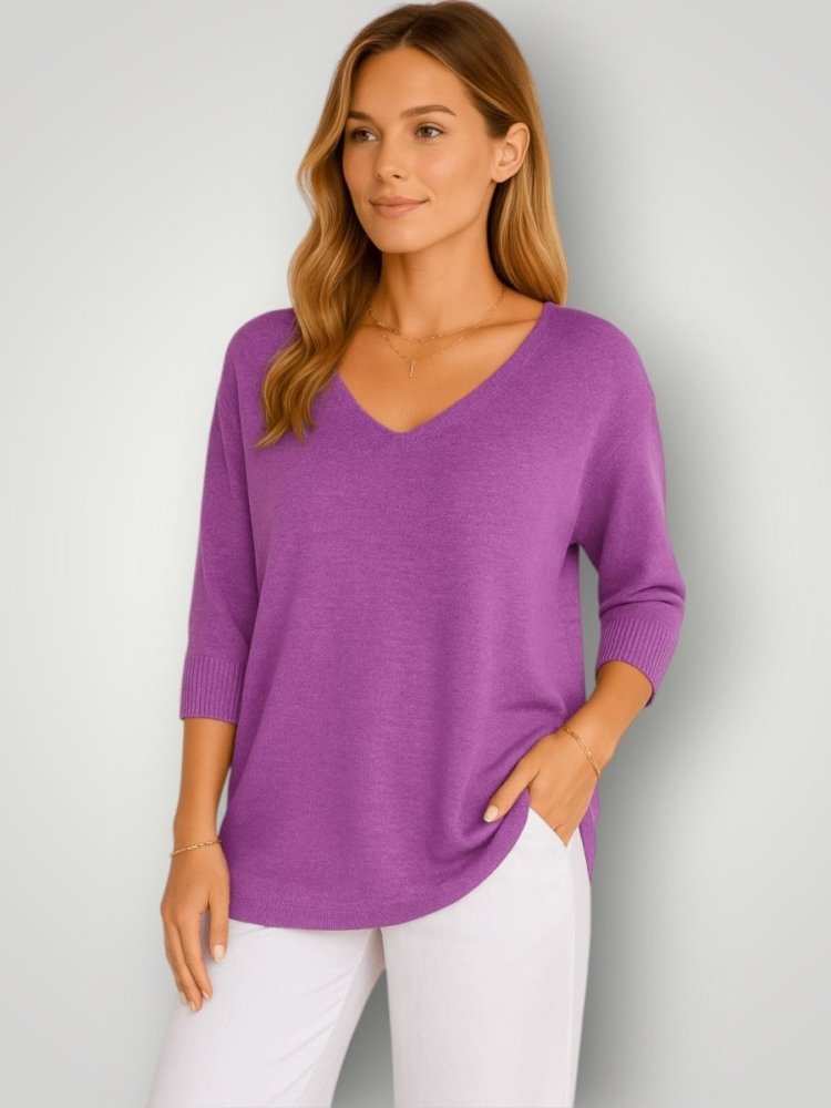 T-shirt Tricoté Confortable et Élégant 8
