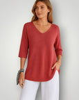 T-shirt Tricoté Confortable et Élégant 9