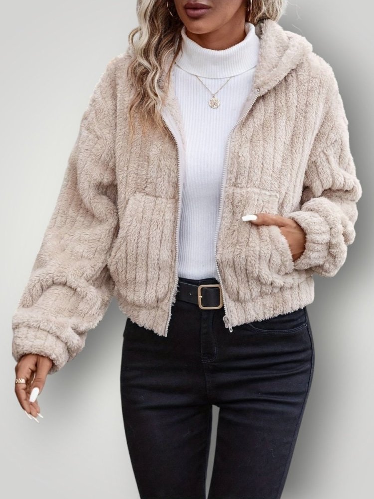 Veste Femme Hiver Confortable à Capuche 4