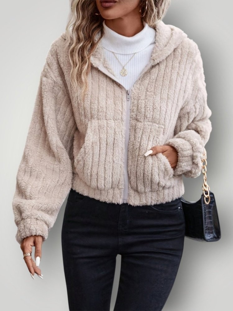 Veste Femme Hiver Confortable à Capuche 3