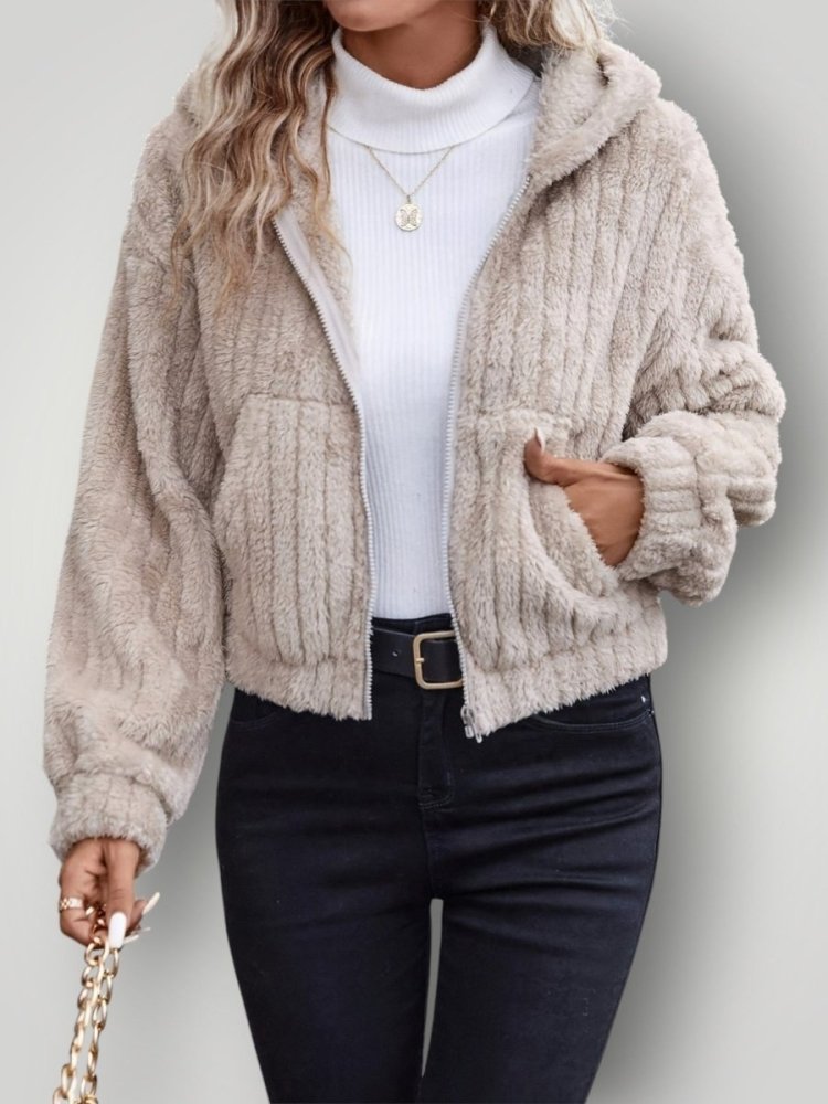 Veste Femme Hiver Confortable à Capuche 2