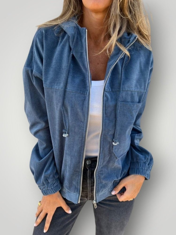 Veste Homme Élégante avec Fermeture Éclair 0